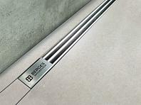 Желоб водосток SUPER Slim 800, матовый хром, вертикальный выпуск S-сифон D50/105мм H30/80мм Желоб водосток SUPER Slim 800, матовый хром, вертикальный выпуск S-сифон D50/105мм H30/80мм